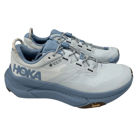 Hoka‎ Women's Transport GTX Running Shoes ISK WHITE BLUE Sneakers NIB - Picture 1 of 8